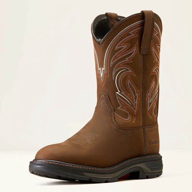 Men's Ariat Workhog Xt Roper Toe Work Boot 1