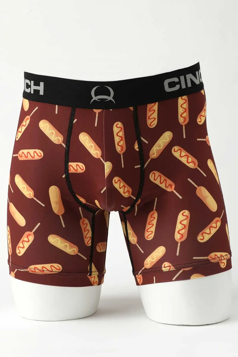 Men's Cinch 6' Corn Dog Boxer Briefs 1