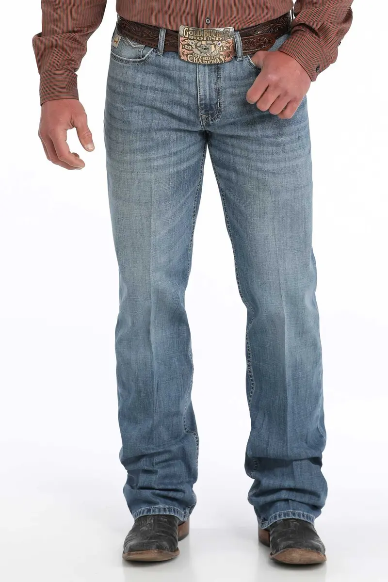 Men's Cinch Grant Medium Wash Bootcut Jean 1