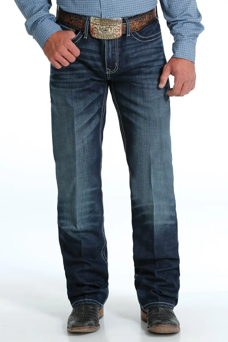 Men's Cinch Grant Multi Stitch Indigo Jean 1