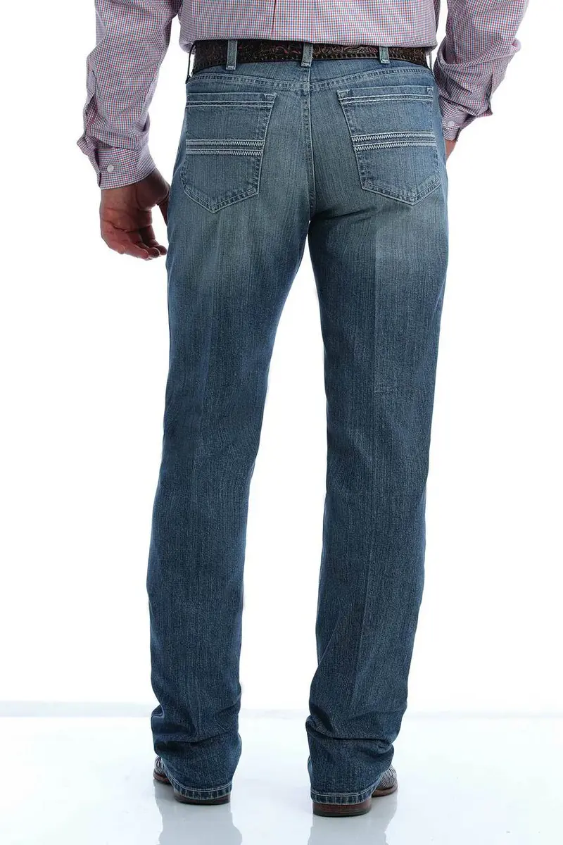 Men's Cinch Silver Label Arena Flex Straight Leg Slim Fit Jeans 1
