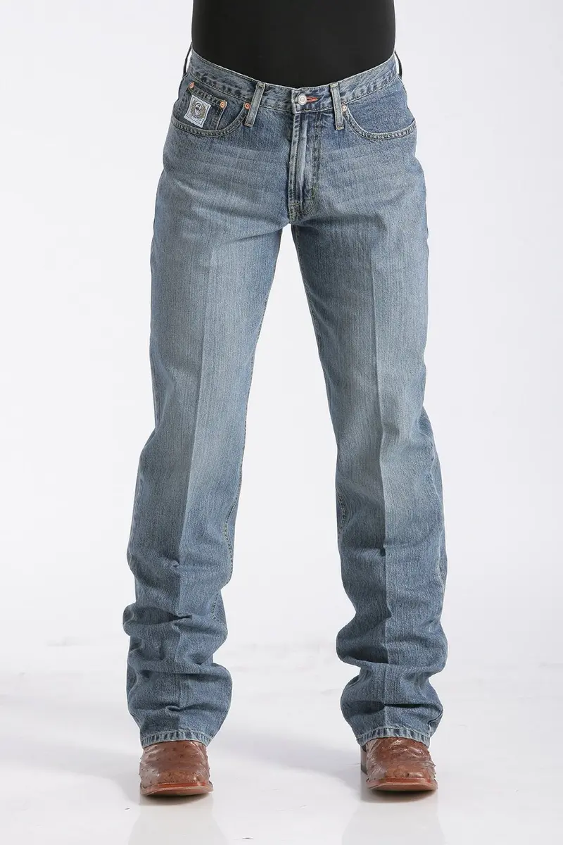 Men's Cinch White Label Medium Stonewash Jeans 1