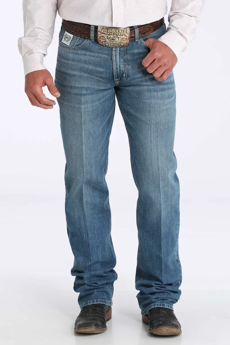 Men's Cinch White Label Medium Wash Jean 1