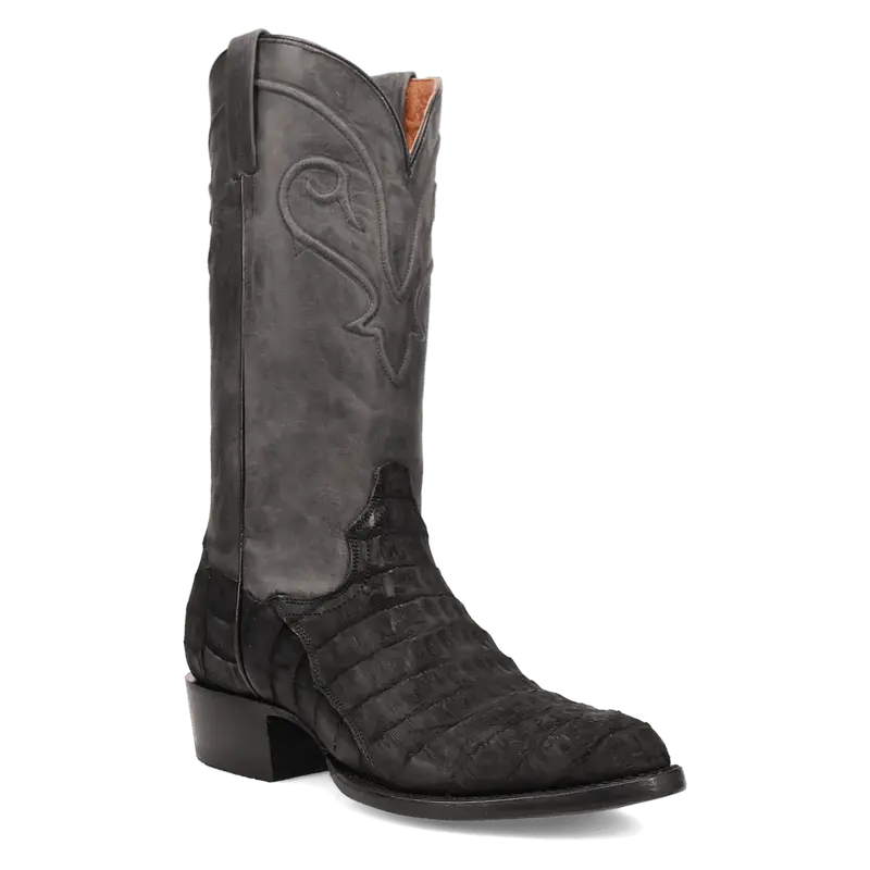 Men's Dan Post Makara Black Caiman Boot 1