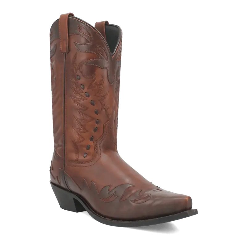 Men's Laredo Gentry Tan Lace Snip Toe Boot 1