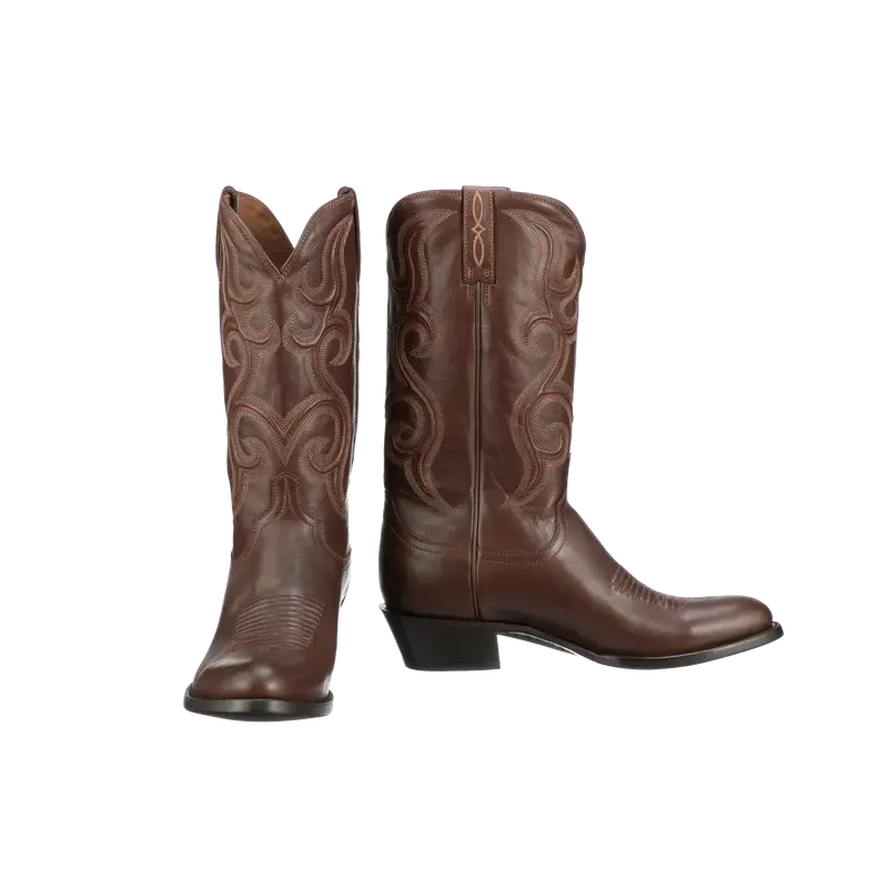 Men's Lucchese Baker Espresso Cowhide Boot 1