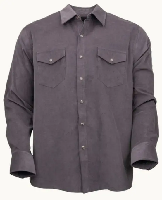 Men's Outback Bryce Shirt Charcoal 1