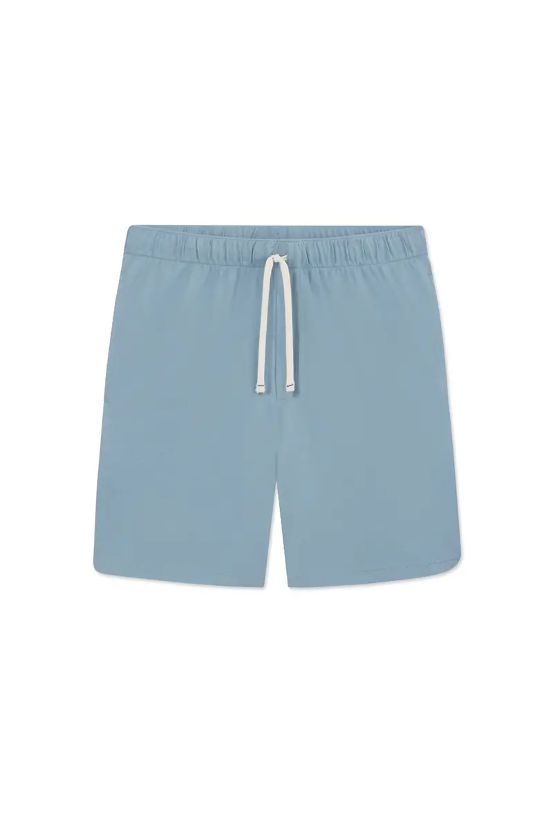 Men's Pima Sleep Shorts In Anchor Blue 1