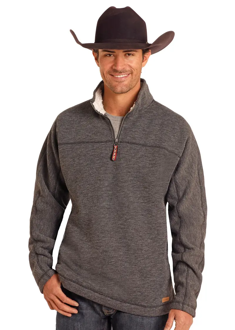 Men's Powder River 1/4 Zip Berber Pullover 1