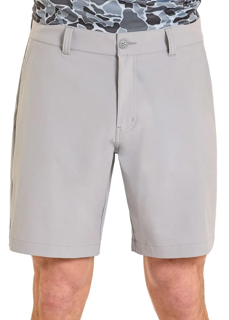 Men's Rock & Roll Light Grey Chino Shorts 1