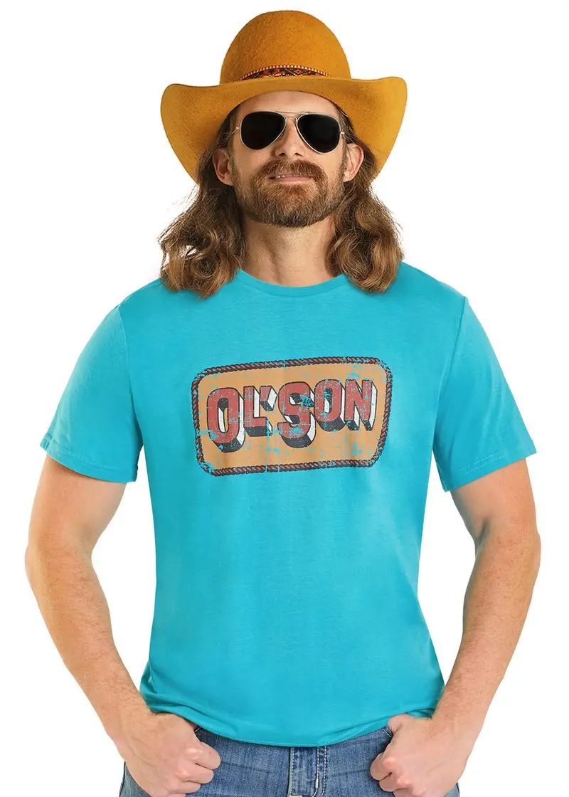 Men's Rock & Roll Ol'son Graphic Tee 1
