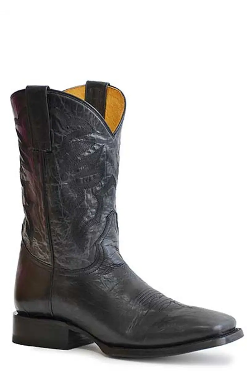 Men's Roper Parker Black Square Toe Boot 1