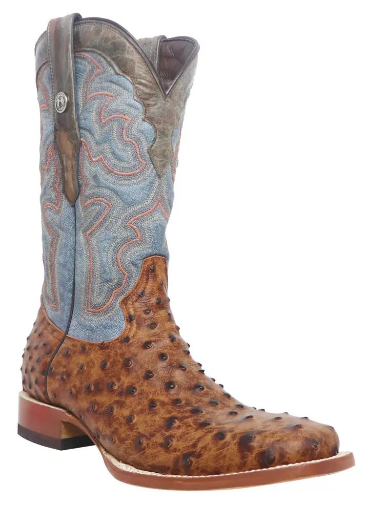 Men's Tanner Mark Print Ostrich Boot 2