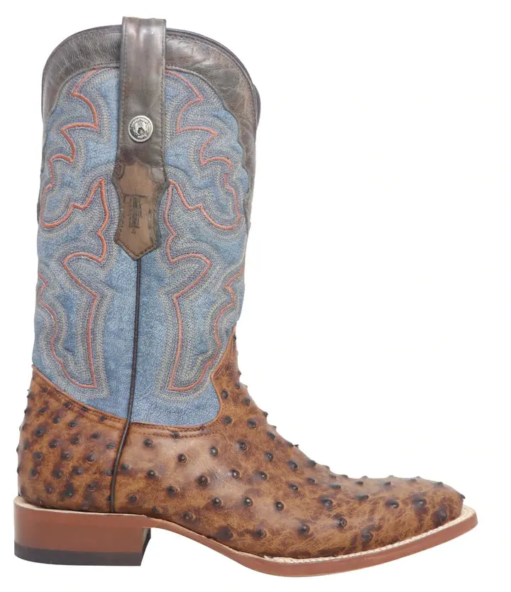 Men's Tanner Mark Print Ostrich Boot 3