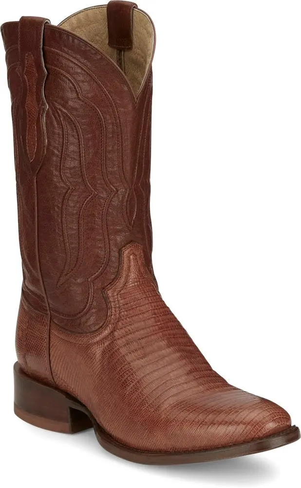 Men's Tony Lama Kirtland Cognac Lizard Boot 1