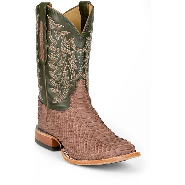 Men's Tony Lama Mario Brown Python Boot 1