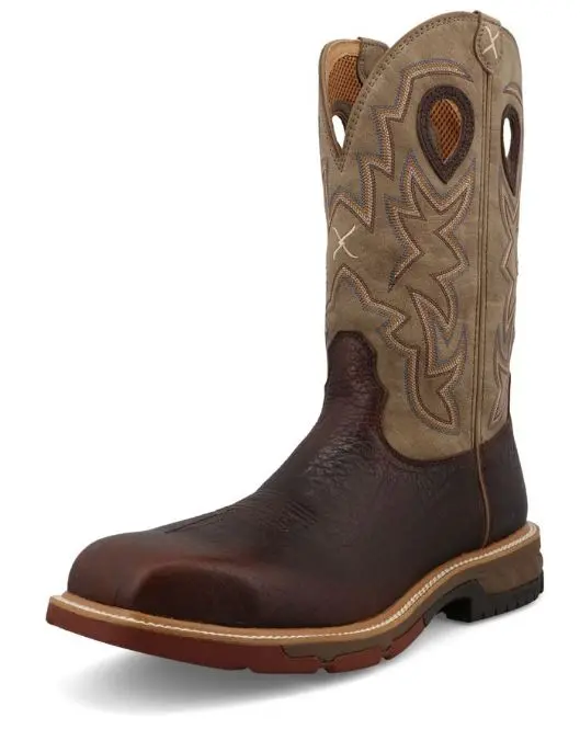Men's Twisted X 12" Work Boot Nano Square 1