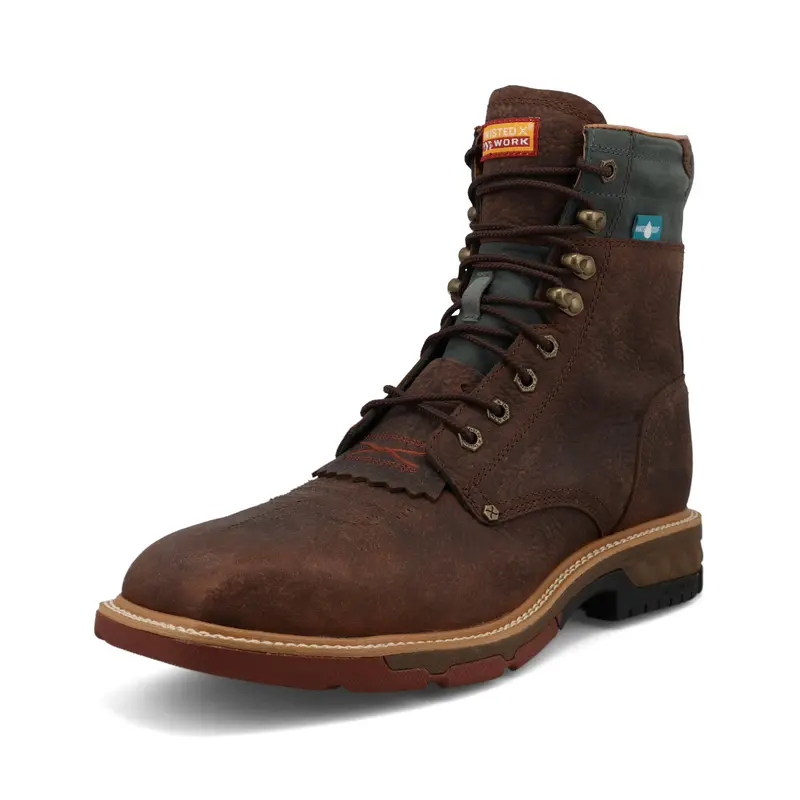 Men's Twisted X 8" Cellstretch Lacer Work Boot 1