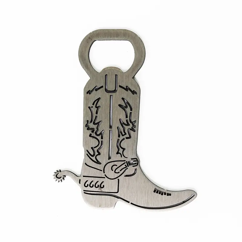 Metal Boot Bottle Opener Silver 1