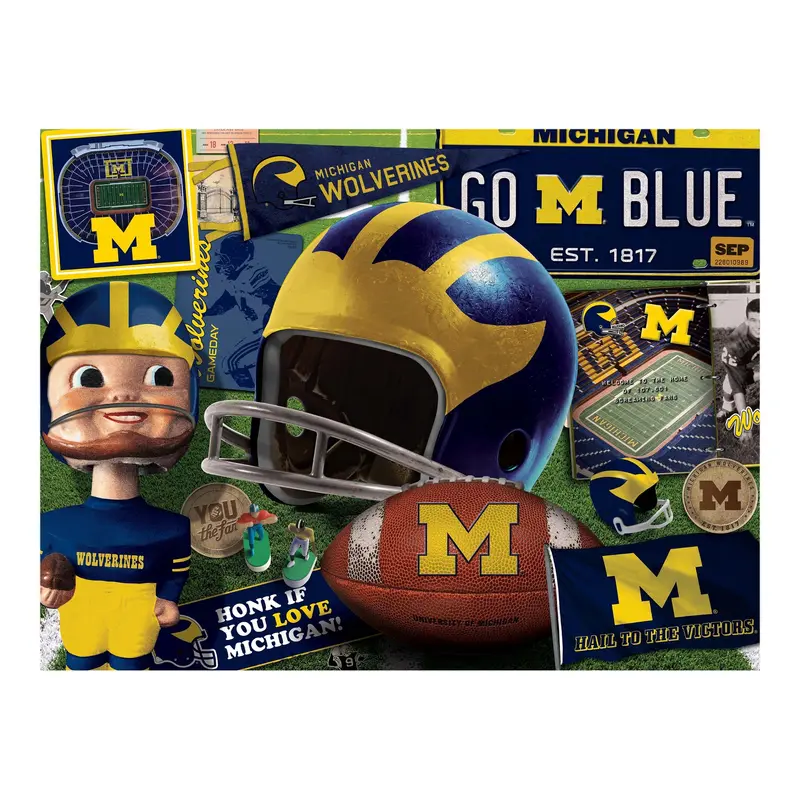 Michigan Wolverines Retro (950165) - 500 Pieces 1