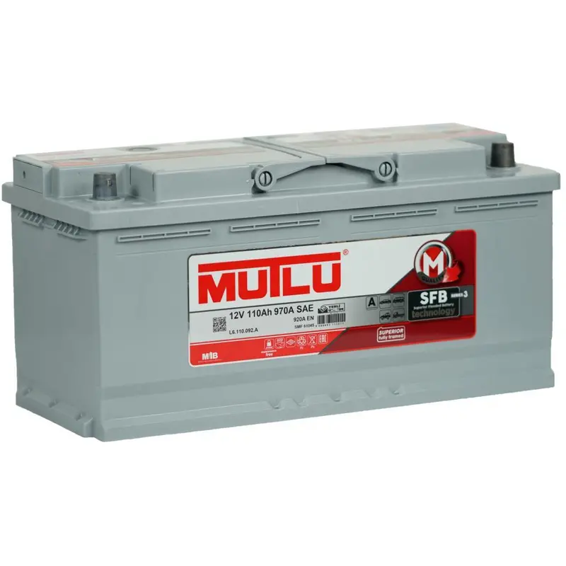 Mutlu 12 Volt 110 Amper Sfb  Üretim Yılı: 2025 1