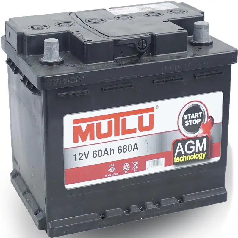 Mutlu 12 Volt 60 Agm Start Stop Üretim Yılı: 2024 1