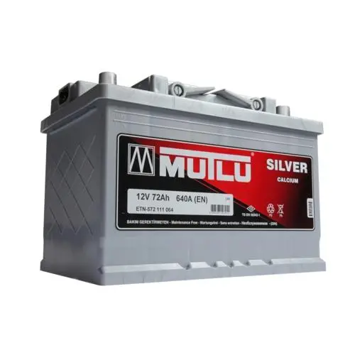 Mutlu 12 Volt 72 Amper Alçak Tip Akü Üretim Yılı: 2023 1