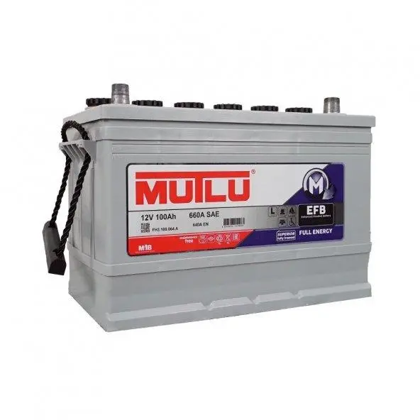 Mutlu Akü 12 Volt 100 Amper Efb  Üretim Yılı 2024 1