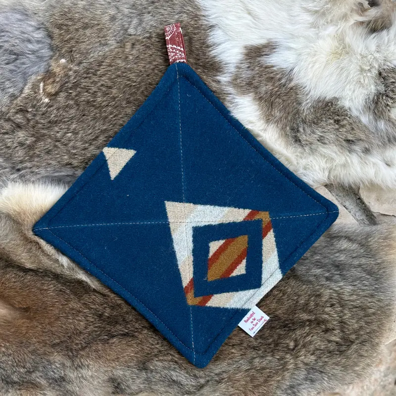 Navy Design #1 Hot Pad 1