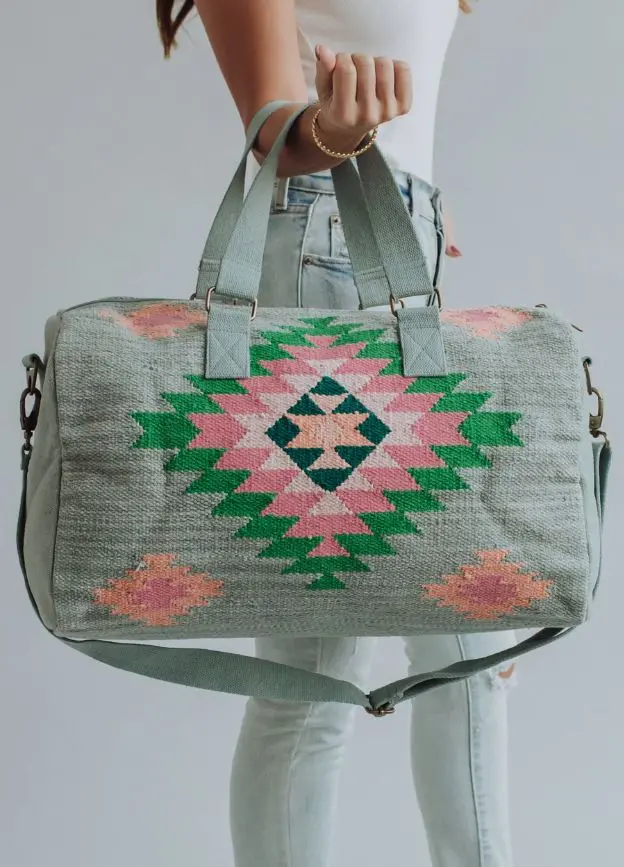 Panache Aztec Hadley Duffle Slate Green 1