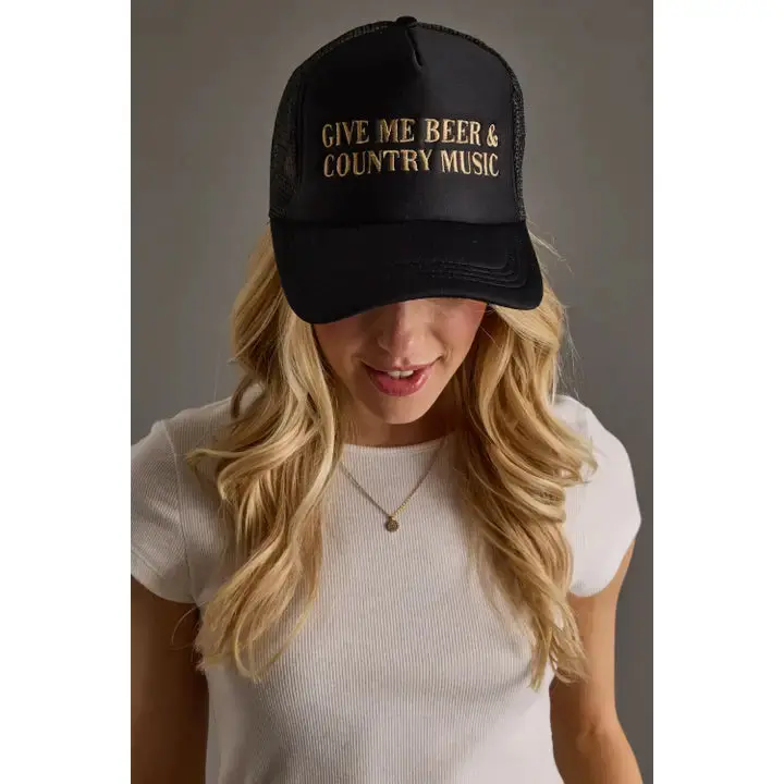 Panache Beer & Country Music Trucker Hat 1
