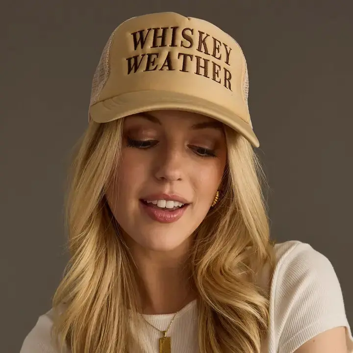 Panache Whiskey Weather Tan Trucker Hat 1