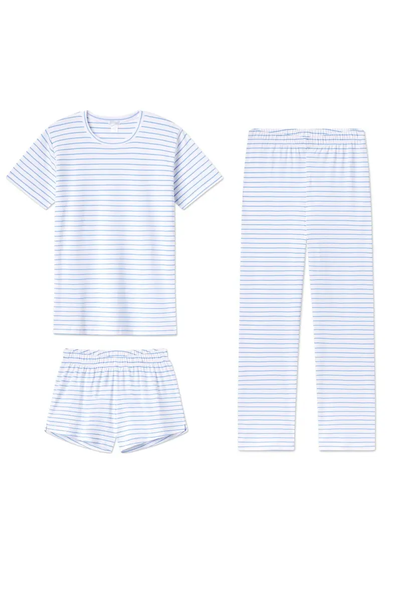 Pima Crew Bundle In Baltic Blue 1