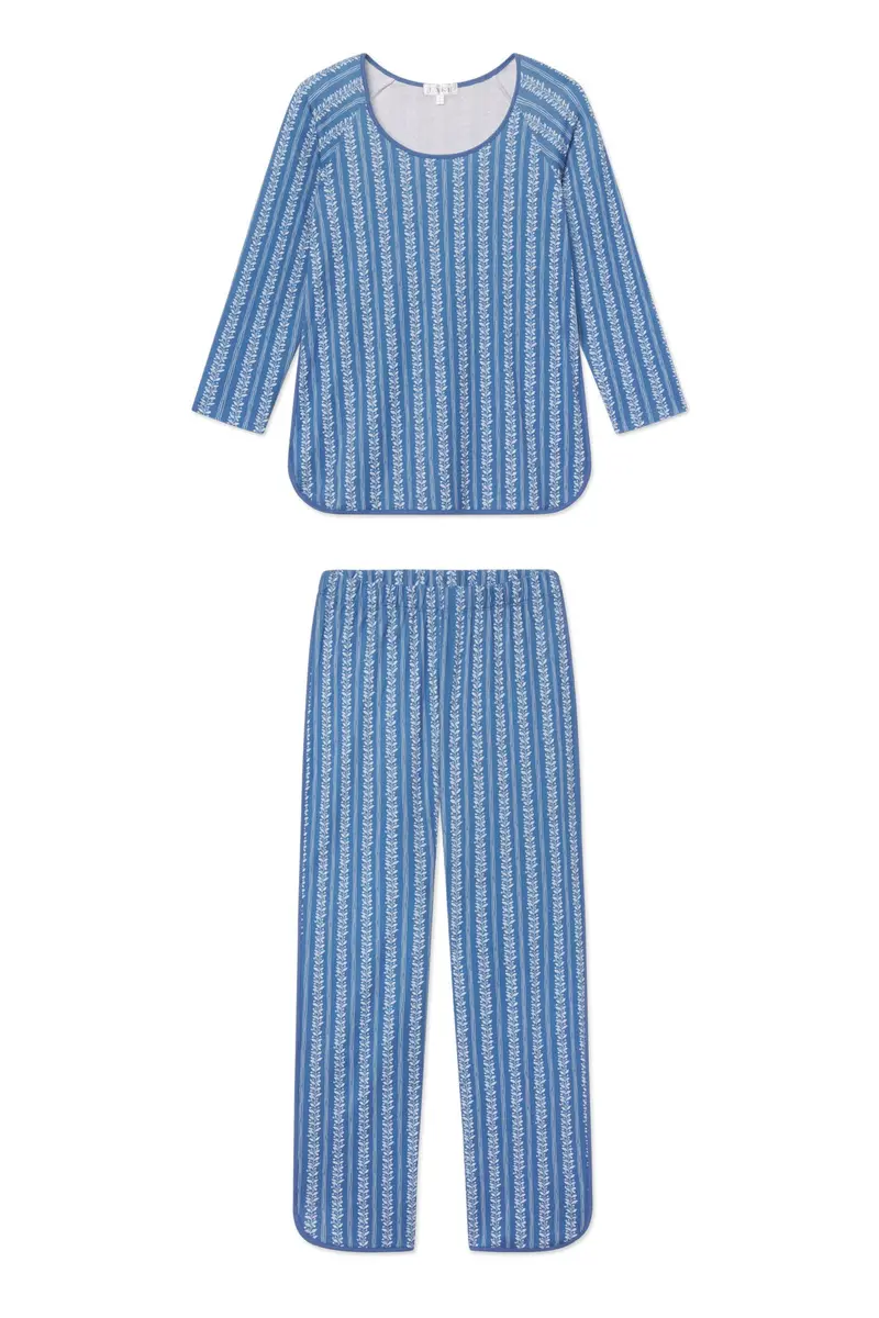 Pima Long-Long Set In Seaport Jasmine Vine 1