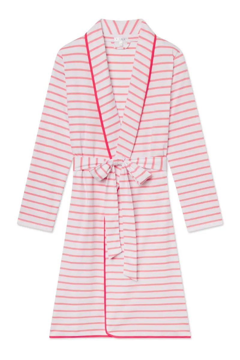 Pima Robe In Gelato Anchor Stripe 1