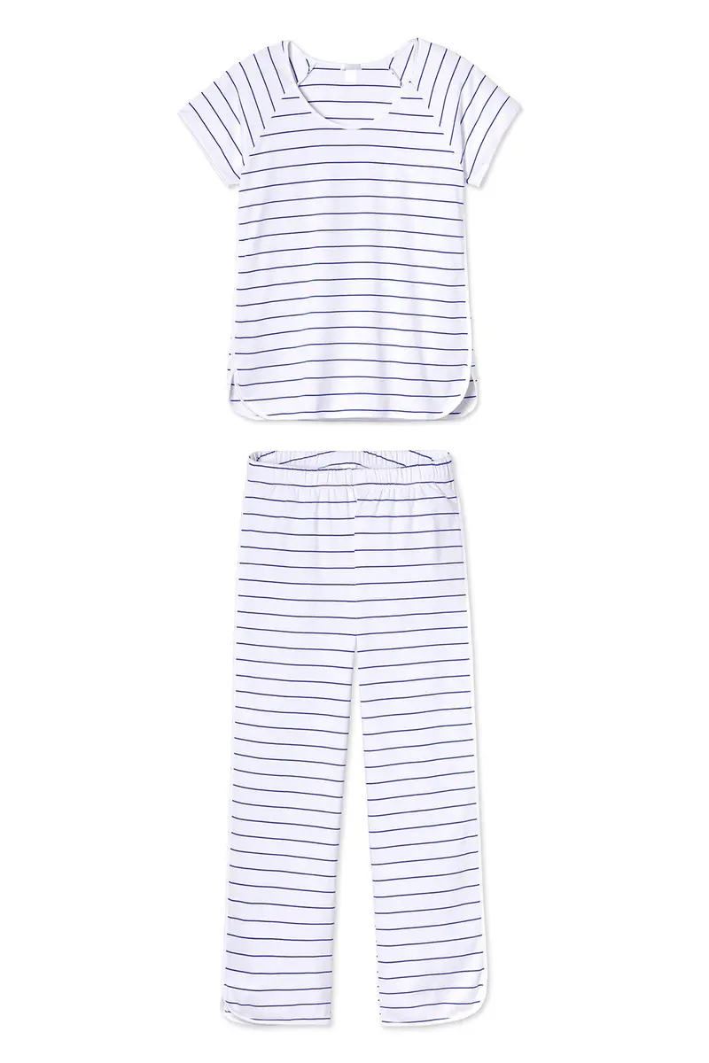 Pima Short-Long Set In Cobalt 1