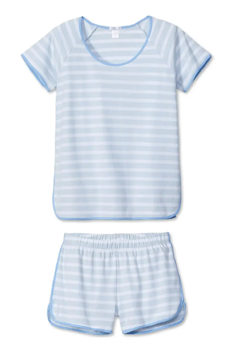 Pima Shorts Set In Seaside 1