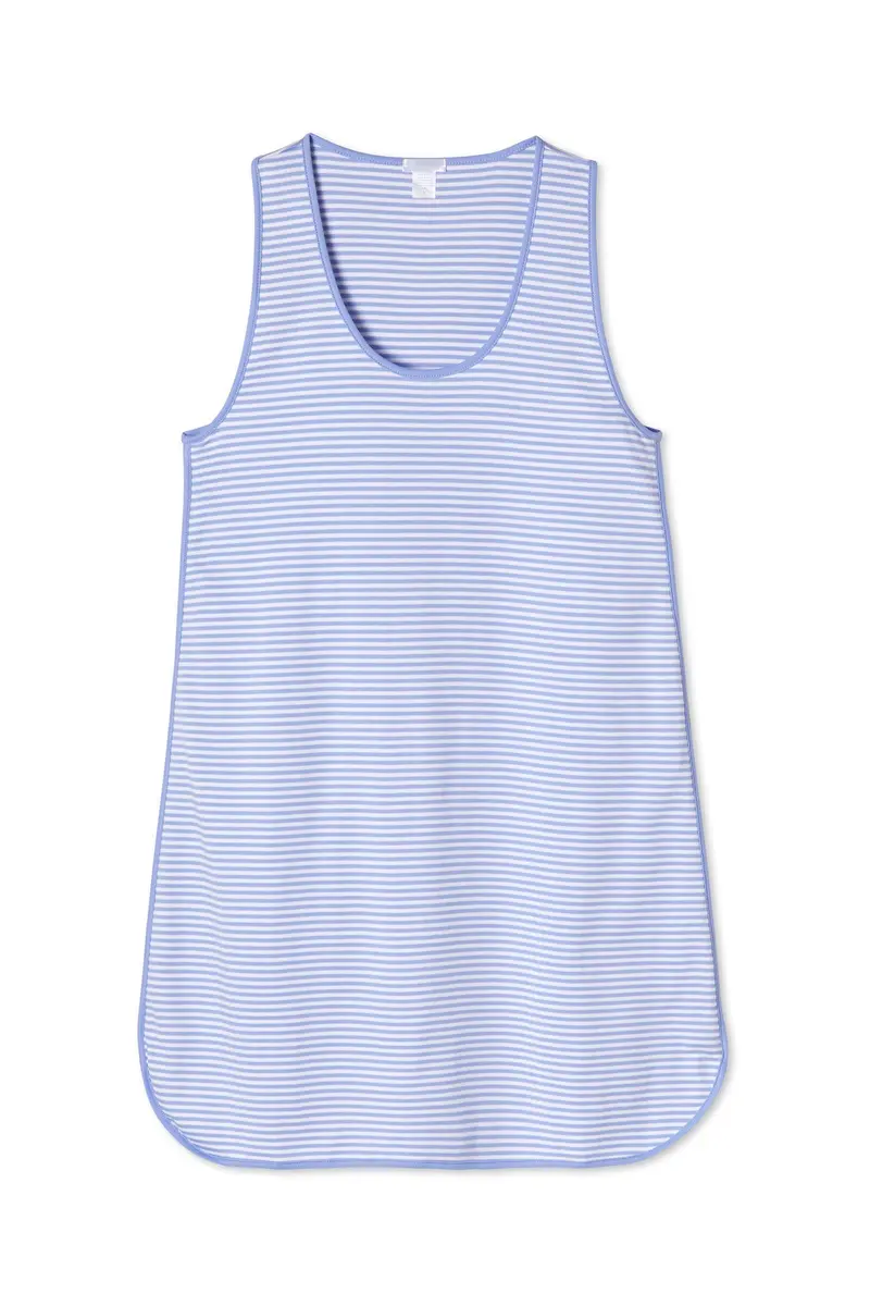 Pima Tank Gown In Hydrangea 1