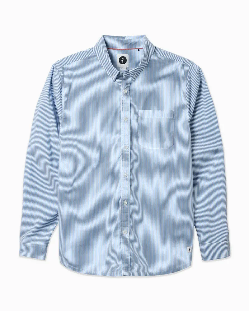 Pinnacle Sport Shirt | Blue Stripe 1