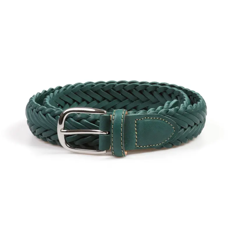 Plaited Belt - Teal Badalassi Minerva Box 1