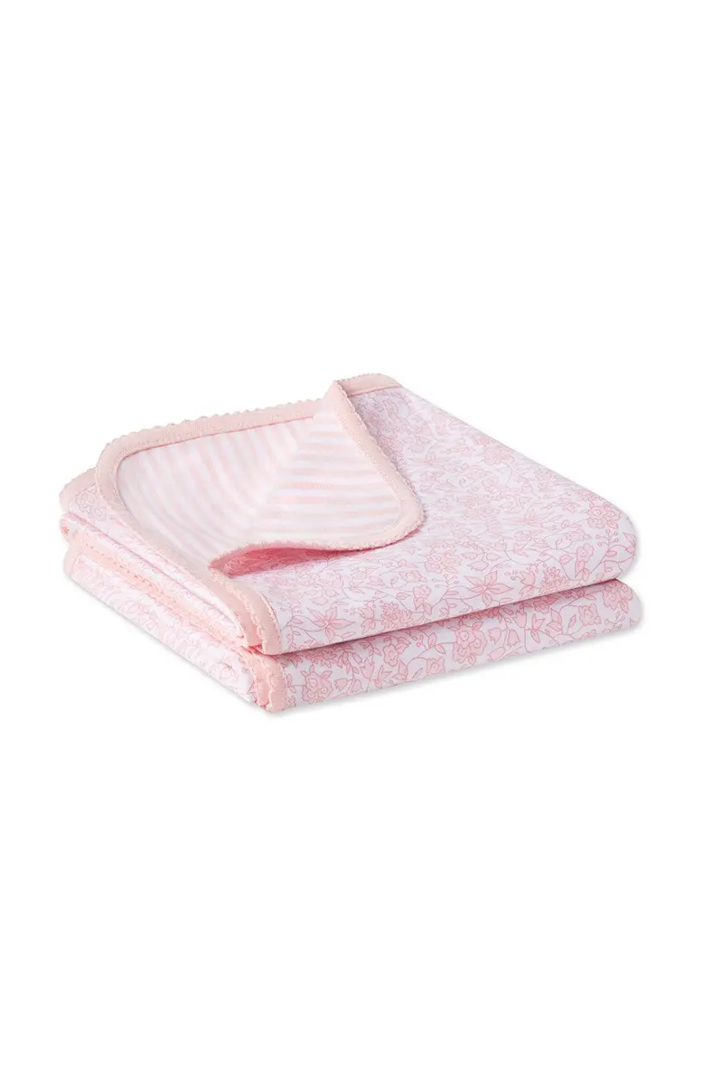 Reversible Baby Blanket In English Rose Multi 1
