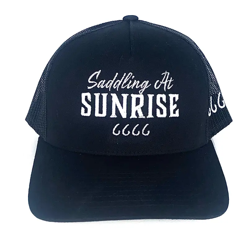 Saddling At Sunrise Stallion Cap - Black/Black 1