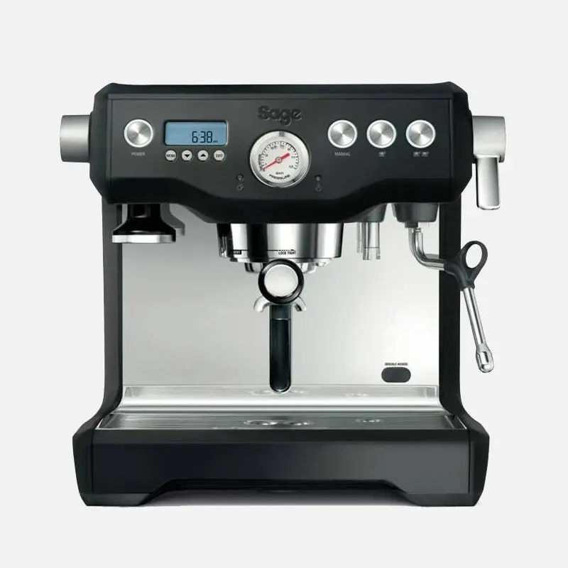 Sage The Dual Boiler Black Truffle Espresso Machine 1