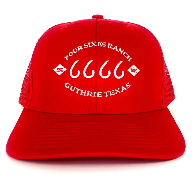 *Sale* 6666 Guthrie Tx Trucker - Red 1