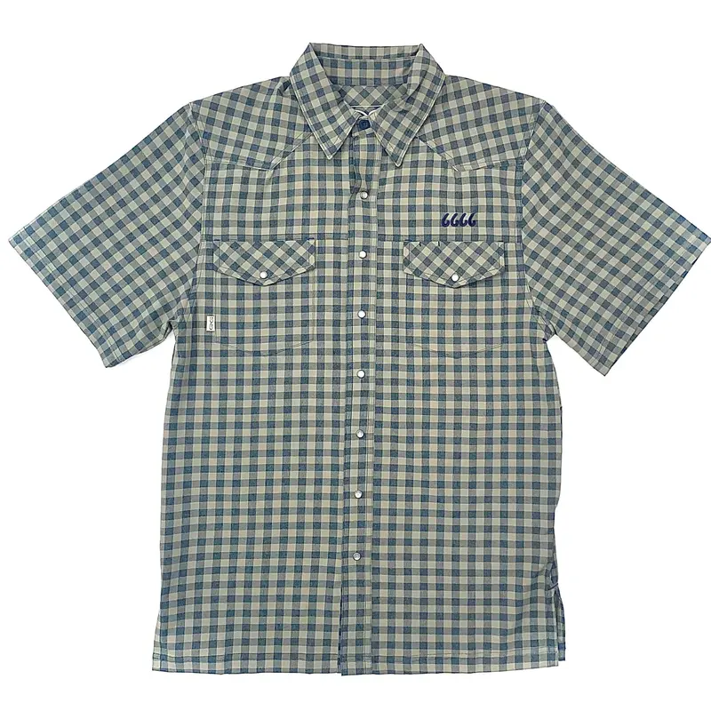 *Sale* Gg Mesquite Microtek Ss Pearl Snap Shirt 1