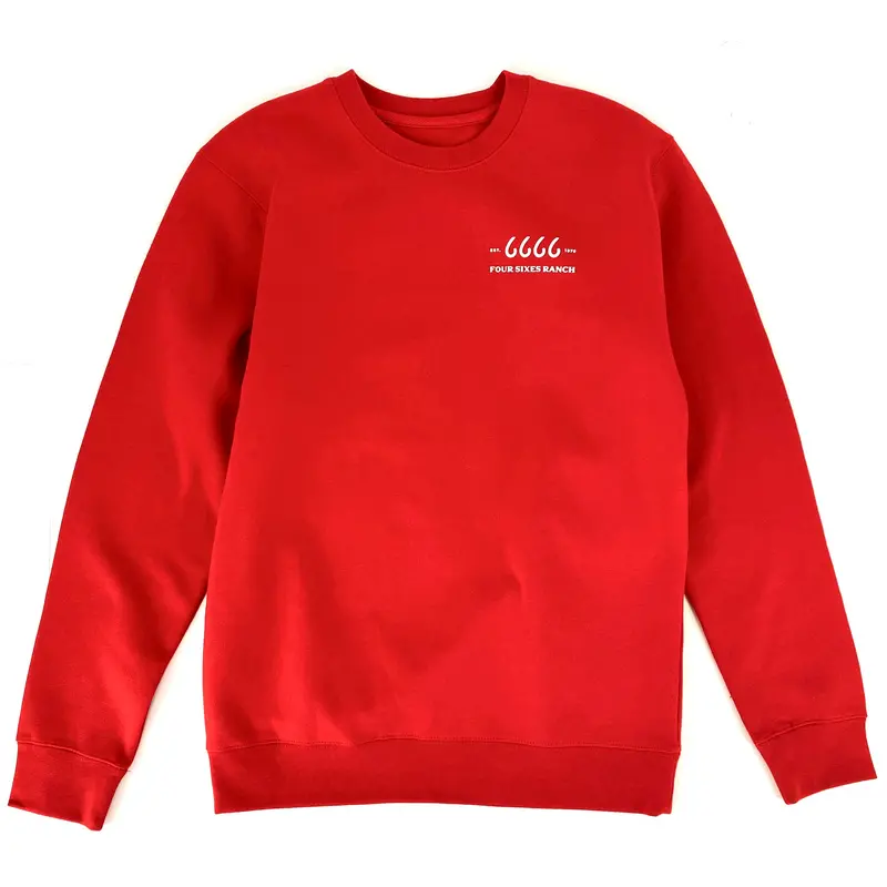 *Sale* Ranch Tested Crewneck Sweatshirt-Red 1
