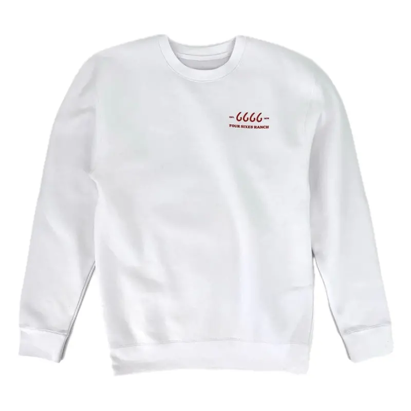 *Sale* Ranch Tested Crewneck Sweatshirt-White 1