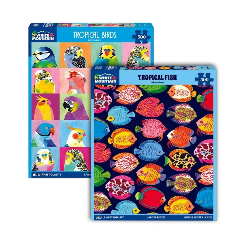 Set Of 2: Tropical Animal Bundle 500 Piece 1