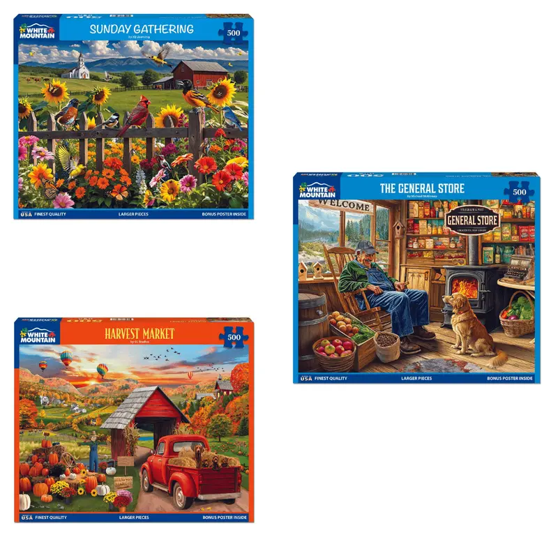Set Of 3: Simple Times Bundle 500 Piece 1