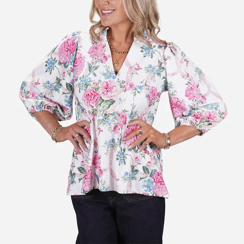 Smith & Quinn Women's Horseshoe Horticulture Eliza Top 1